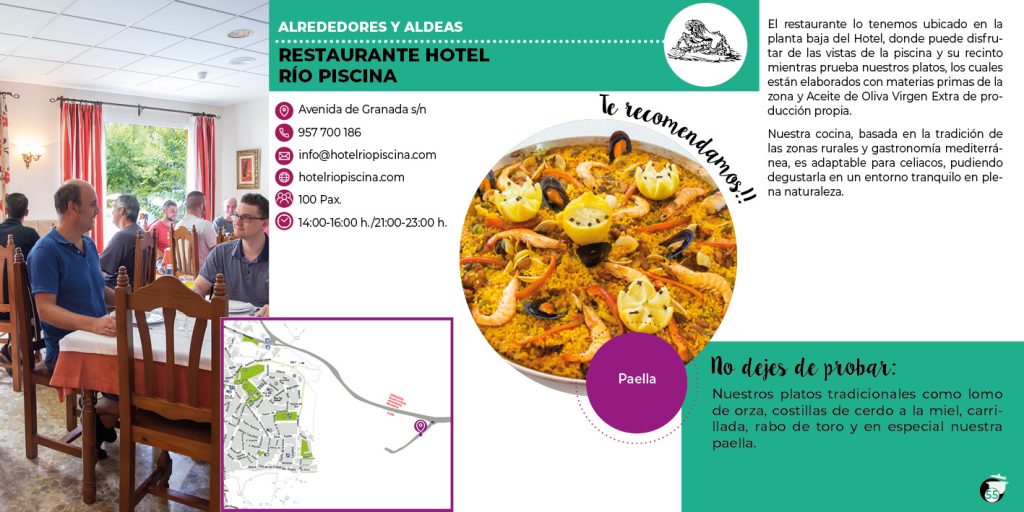 Restaurante R&iacute;o Piscina