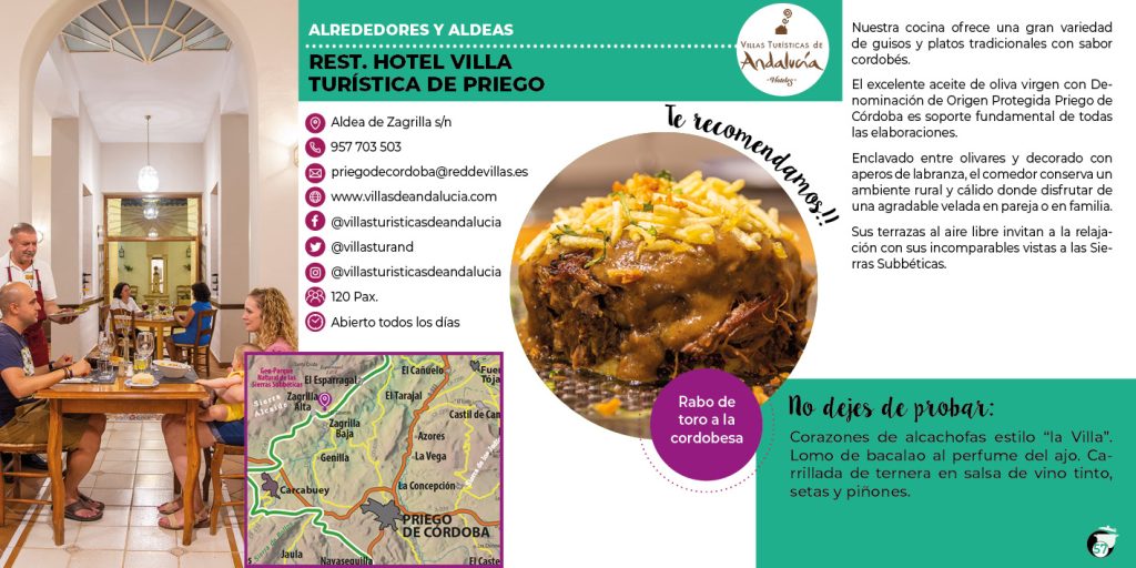 Restaurante Hotel Villa De Priego De C&oacute;rdoba