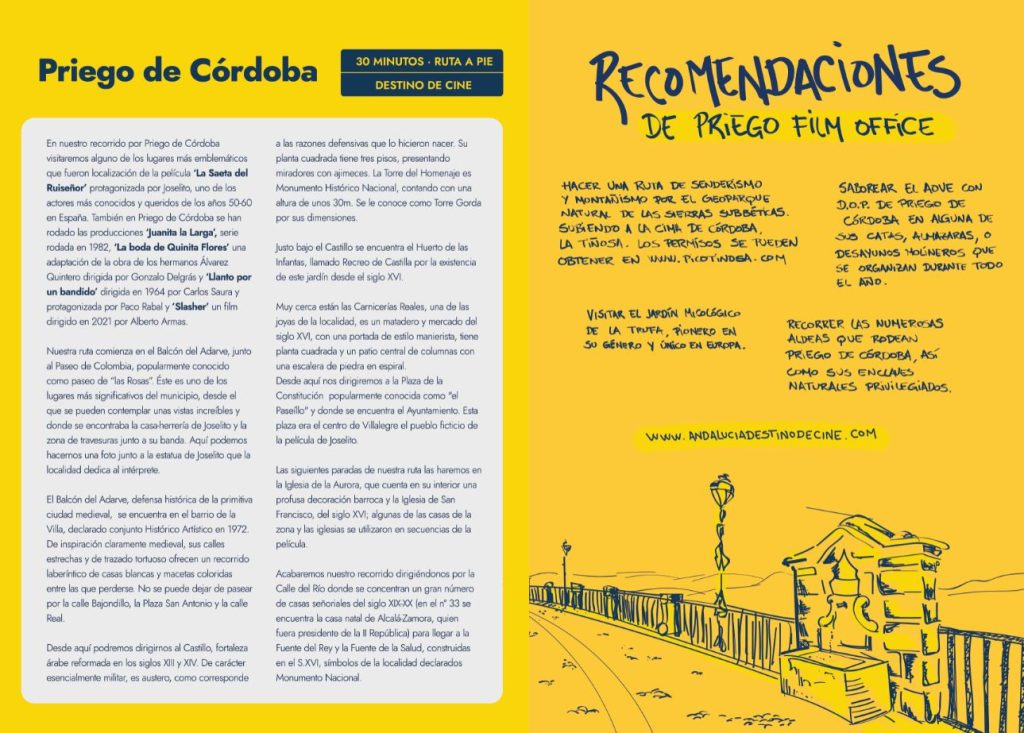 Priego es de cine. Ruta de la Saeta del Ruise&ntilde;or
