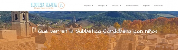 Qu&eacute; ver en la Subb&eacute;tica Cordobesa con ni&ntilde;@s por la Bloguera Viajera