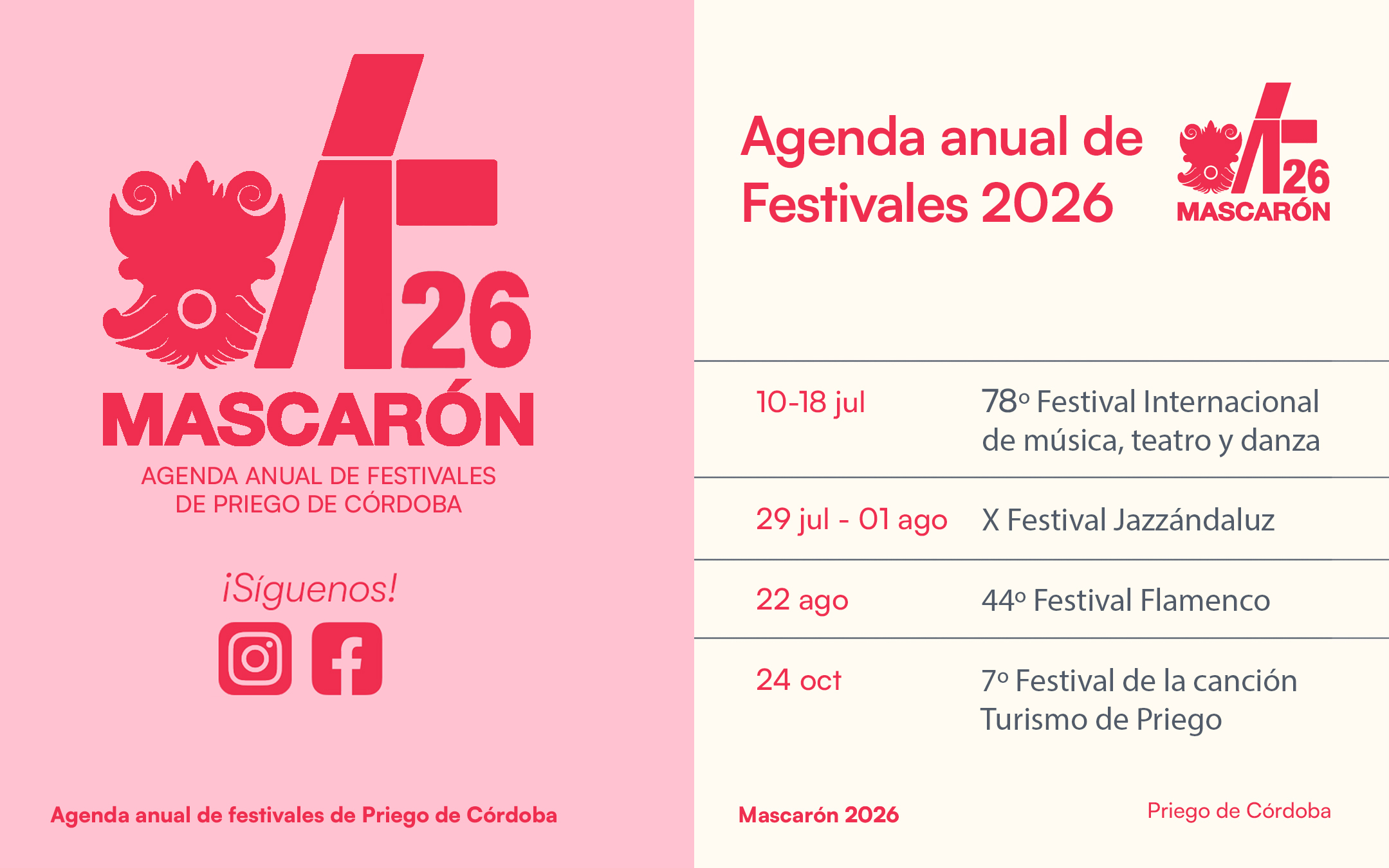 Mascar&oacute;n 2026