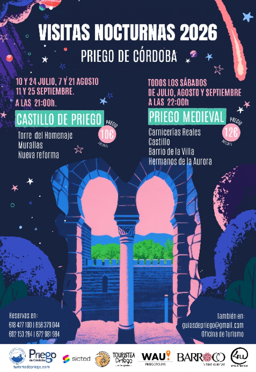 Visitas Nocturnas 2026: Priego Medieval