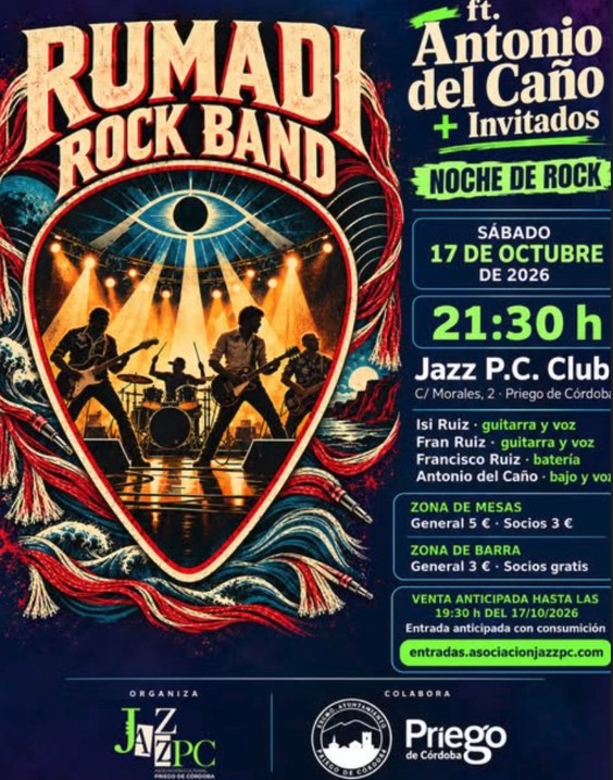 Rumadi Rock Band. Antonio del Ca&ntilde;o + Invitados